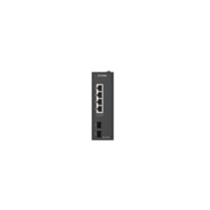 D-Link DIS-100G-06 switch No administrado L2 Gigabit Ethernet (10/100/1000) DIN rail Negro
