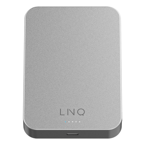 LINQ LQWP102 batería externa 10000 mAh Cargador inalámbrico Plata