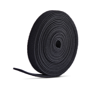 StarTech.com Bobina de Bridas Sujetacables de Gancho y Bucle de 22,8m y 1,27cm de Ancho para Gestión de Cables - Bridas Reutiliz