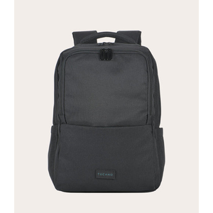 Tucano BACKPACK LAPTOP 15.6 MACBOOK ACCS mochila Mochila de senderismo Negro Tereftalato de polietileno reciclado (rPET)