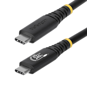 StarTech.com Cable USB4 2m - Cable USB-C Certificado USB-IF - 20Gbps - PD 240W EPR - 4K120 - DP 1.4 - Cable USB Tipo C - Recubri