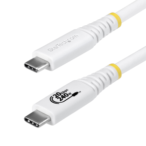 StarTech.com Cable USB4 2m - Cable USB-C Certificado USB-IF - 20Gbps - PD 240W EPR - 4K120 - DP 1.4 - Cable USB Tipo C - Recubri