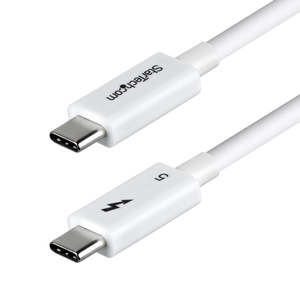 StarTech.com Cable Thunderbolt 5 Certificado de 50cm - 80Gbps/120Gbps - 8K60Hz - PD 240W - Cable Thunderbolt Certificado - Compa