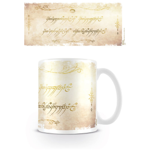 PYRAMID The Lord Of The Rings (Ring Inscription) tazón Multicolor, Blanco Universal 1 pieza(s)