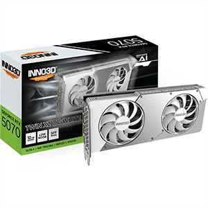TARJETA GRaFICA INNO3D RTX 5070 TWIN X2 OC WHITE 12GB