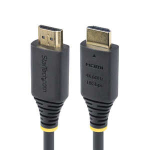 StarTech.com Cable HDMI Certificado Premium de Alta Velocidad de 2,4m - 4K 60Hz/1440p 144Hz - HDR10/HDCP 2.2/ARC - 18Gbps - Cabl