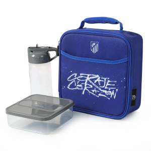 Bolsa porta alimentos termica botella tupper Atletico de Madrid
