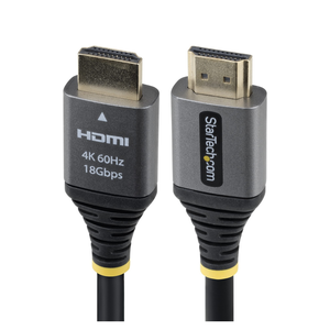 StarTech.com HDMMV5F cable HDMI 1,5 m HDMI tipo A (Estándar) Negro, Plata