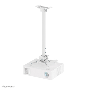Neomounts CL25-550WH1 Soporte de techo para proyector - alt. 74,5-114,5 cm - fácil montaje - movimiento completo