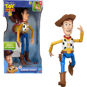 Figura Deluxe con voces Toy Story 5 Woody Corredor de 30 cm