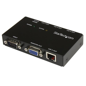 StarTech.com Extensor de vídeo VGA a través de CAT5, con 4 puertos - 150 m