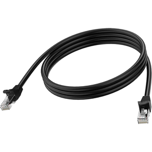 Vision TC 2MCAT6A/BL cable de red Negro 2 m Cat6a U/UTP (UTP)