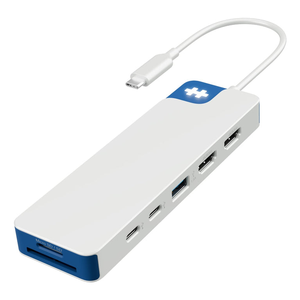 HYPER HD4103BUGL hub de interfaz USB 3.2 Gen 1 (3.1 Gen 1) Type-C 5000 Mbit/s Azul, Blanco