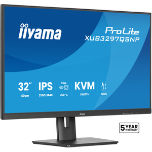 iiyama ProLite XUB3297QSNP-B1 pantalla para PC 81,3 cm (32") 2560 x 1440 Pixeles Quad HD LED Negro
