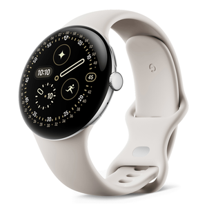 Google Pixel Watch 4 AMOLED 45 mm Digital Pantalla táctil Plata Wifi GPS (satélite)