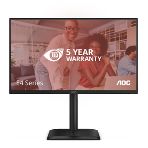 AOC E4 24E4CV pantalla para PC 60,5 cm (23.8") 1920 x 1080 Pixeles Full HD LED Negro