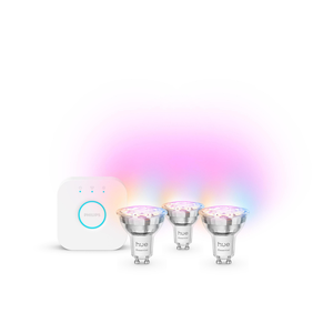 Philips Hue White and Color ambiance Starter kit Essential: 3 bombillas inteligentes GU10 (345 lm)