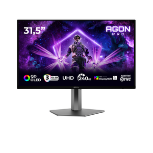 AOC AGON PRO AG326UZD2 pantalla para PC 80 cm (31.5") 3840 x 2160 Pixeles 4K Ultra HD OLED Negro