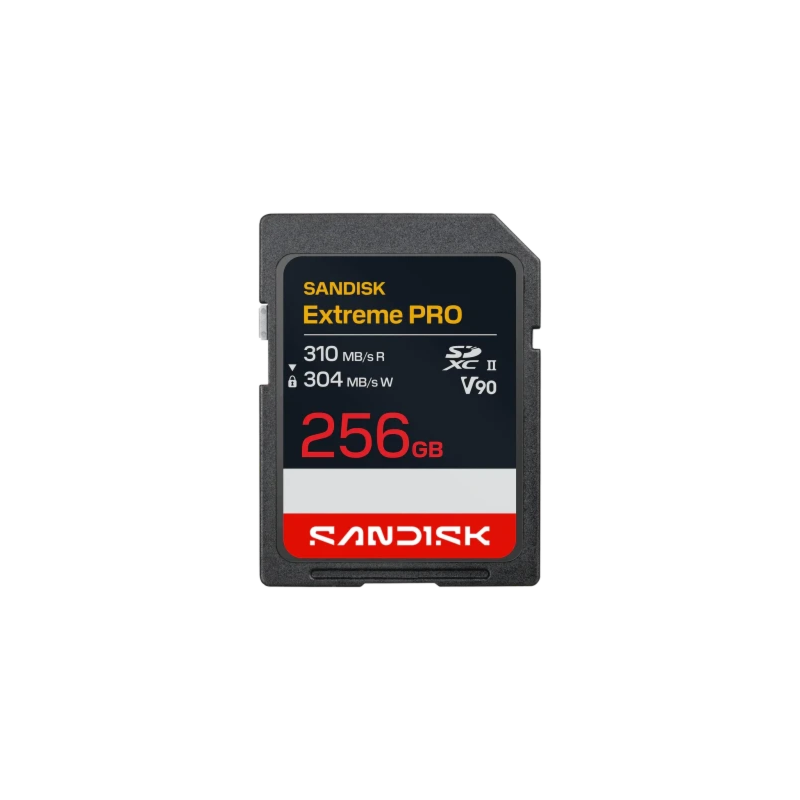 SanDisk Extreme PRO SD UHS-II V90 Card - 256GB SDXC