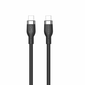 HYPER HJ4001BKGL cable USB USB 2.0 1 m USB C 0,48 Gbit/s 240 W Negro