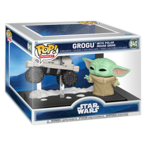 Figura POP Moments Star Wars The Mandalorian Grogu Grogu with Polar Mouse Droid