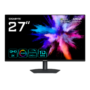 GIGABYTE GO27Q24A 27" - QD OLED - 2K QHD - 240Hz - 0.03ms - FreeSync Premium - G-Sync Compatible - Monitor Gaming