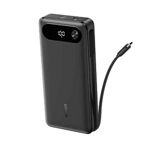 Anker Power Bank 20000 mAh, 87W, Built-In USB-C Cable , Negra para Electronica en GAME.es