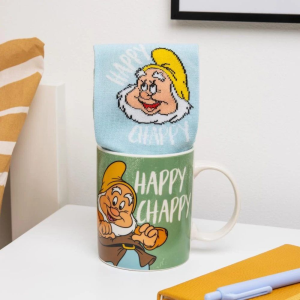 Set taza y calcetines Feliz Blancanieves y los siete enanitos en GAME.es