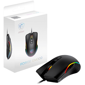 MSI Forge GM300 - RGB - Optico - 7200ppp - Raton Gaming