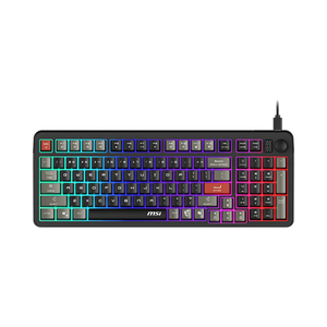 MSI Forge GK110 RGB - Membrana - Multimedia - Teclado Gaming