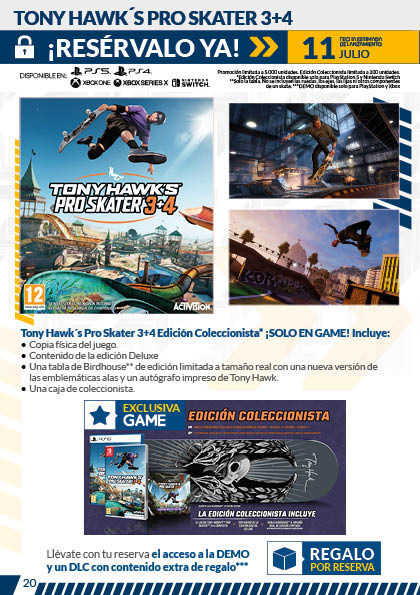 Página 19 del catálogo Reservas-GAME de GAME
