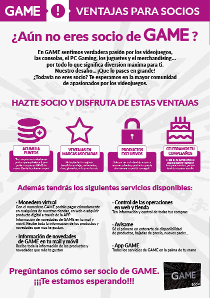 Página 1 del catálogo Reservas-GAME de GAME