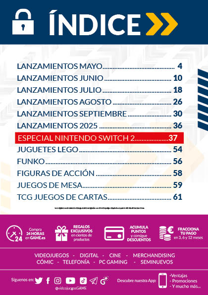 Página 2 del catálogo Reservas-GAME de GAME