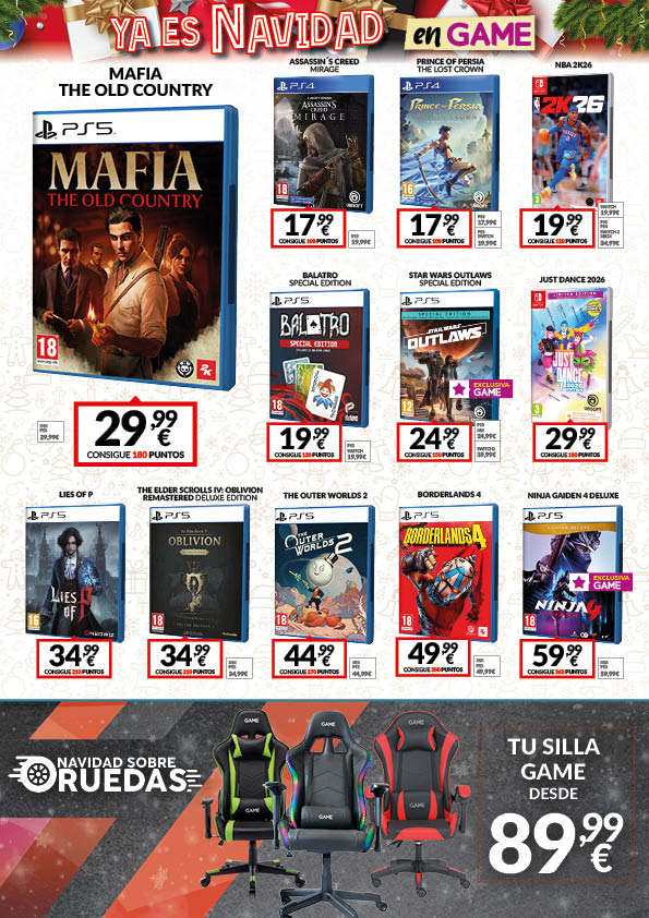 Página 1 del catálogo Navidad-2025 de GAME