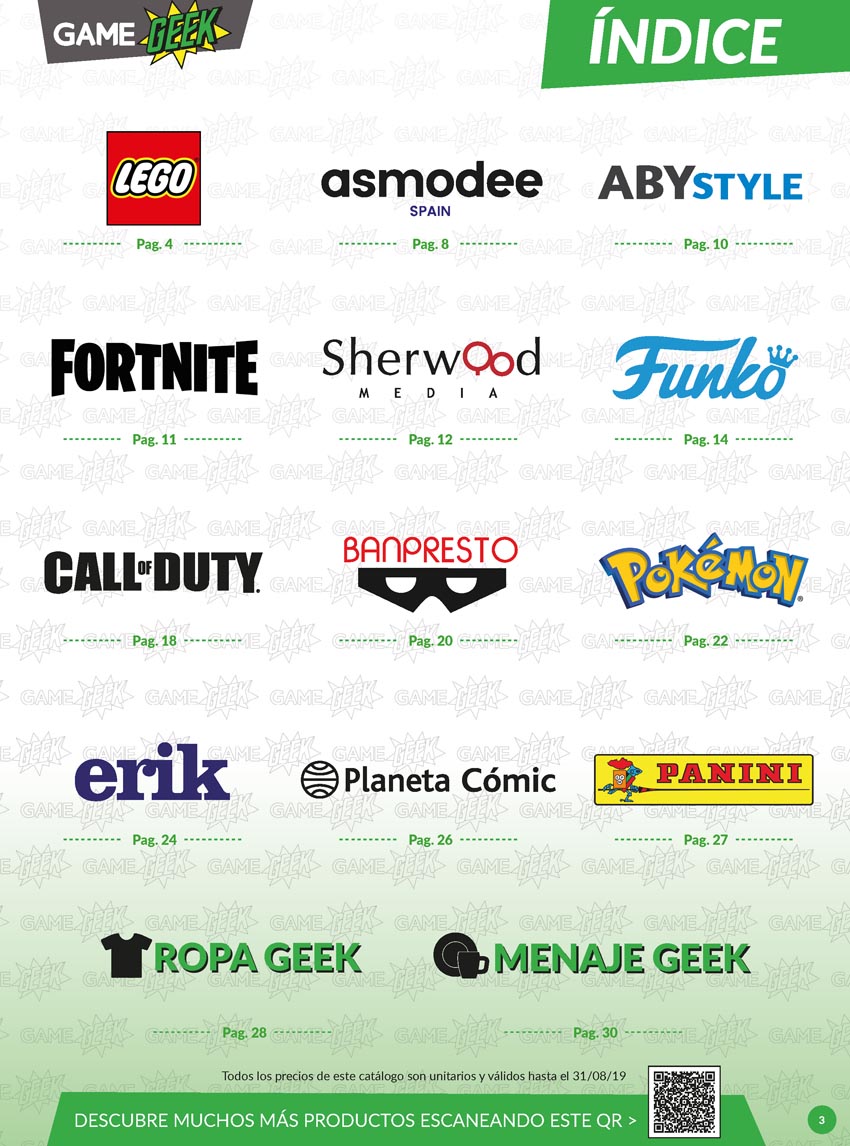 Página 22 del catálogo GAME-GEEK-Merchandising de GAME