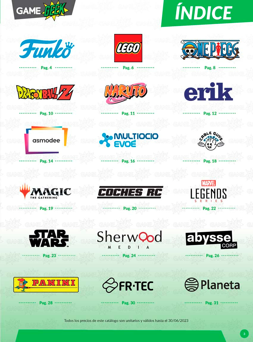 Página 2 del catálogo GAME-GEEK-Merchandising de GAME