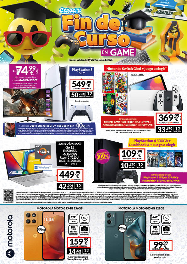 Página 0 del catálogo Especial-Fin-de-Curso de GAME
