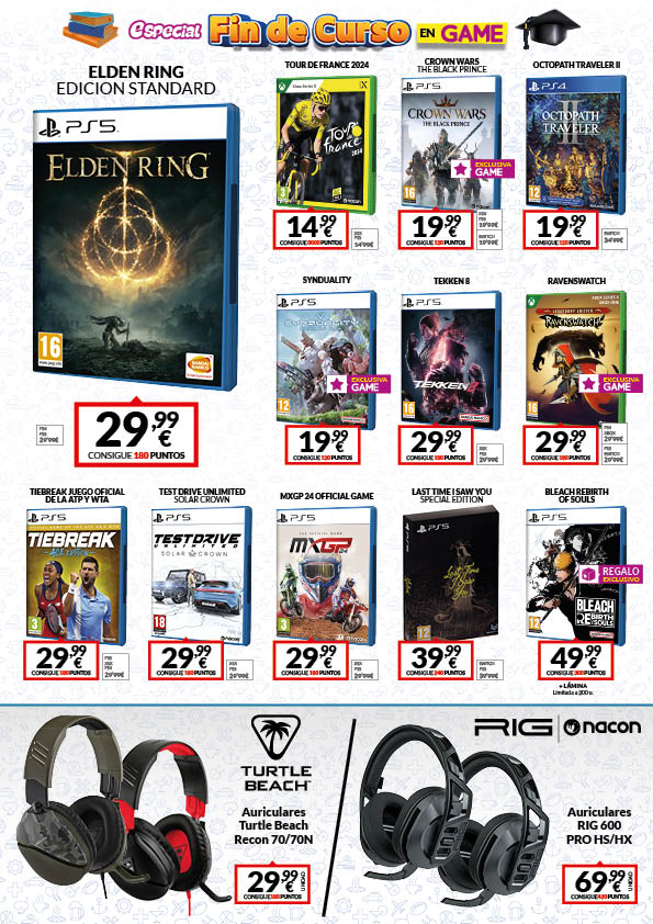 Página 1 del catálogo Especial-Fin-de-Curso de GAME