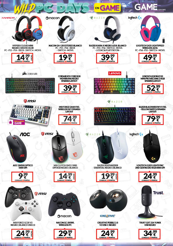 Página 2 del catálogo Wild-PC-Days de GAME