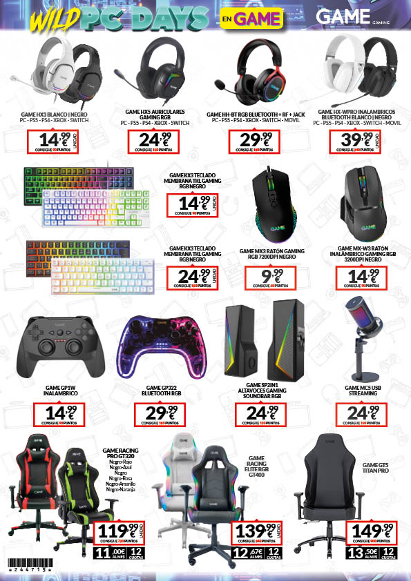 Página 3 del catálogo Wild-PC-Days de GAME