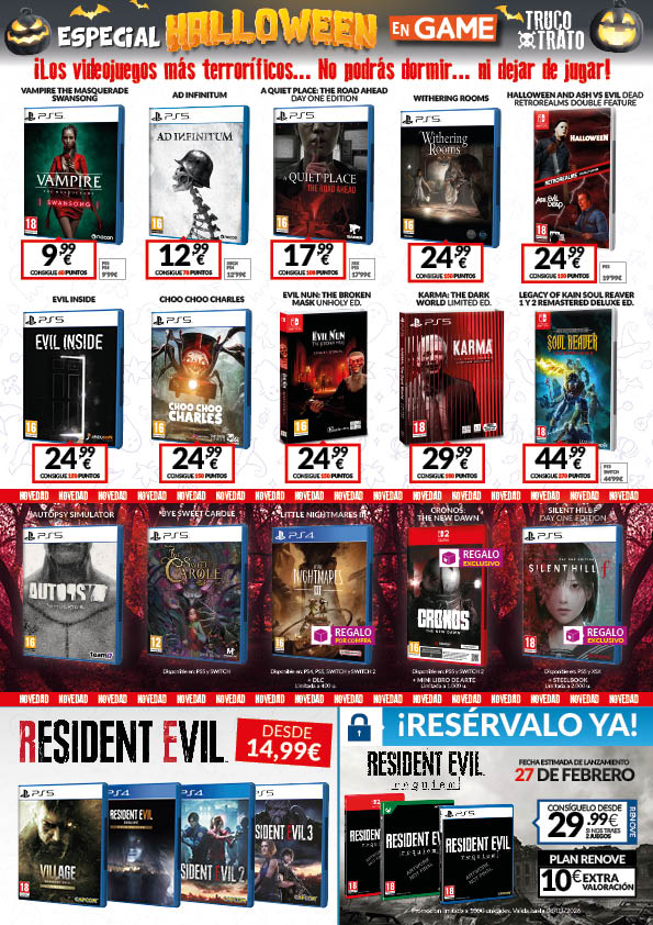 Página 1 del catálogo Halloween-en-GAME de GAME