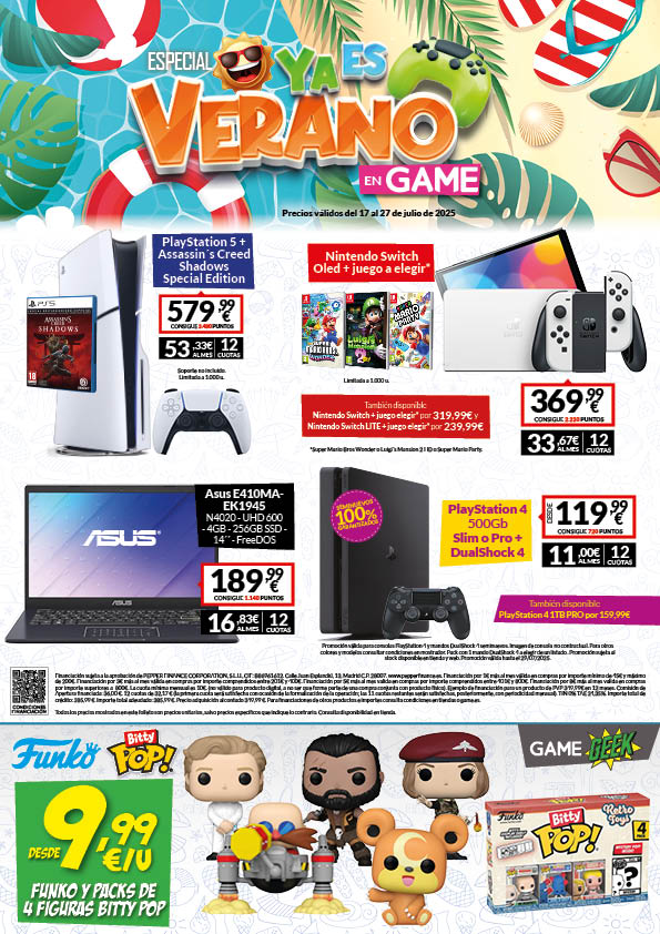 Página 0 del catálogo Ya-es-verano de GAME
