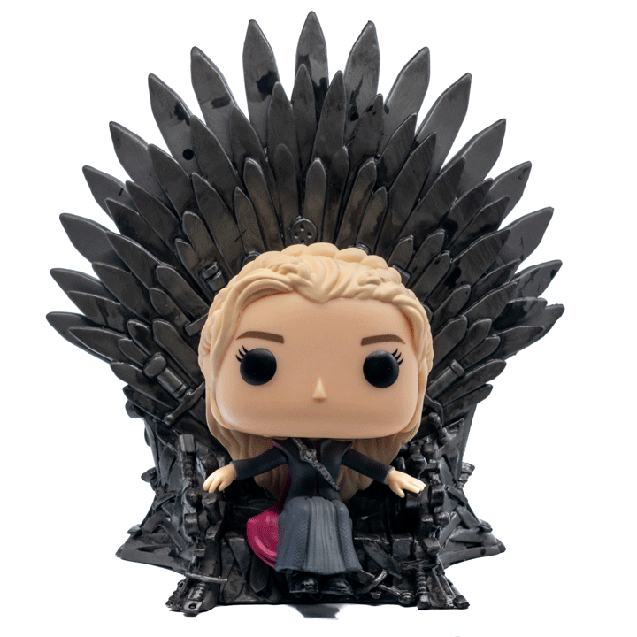 Figura POP Juego de Tronos: Daenerys en el Trono de Hierro-360