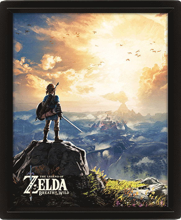 Cuadro 3D The Legend of Zelda: Sunset-360