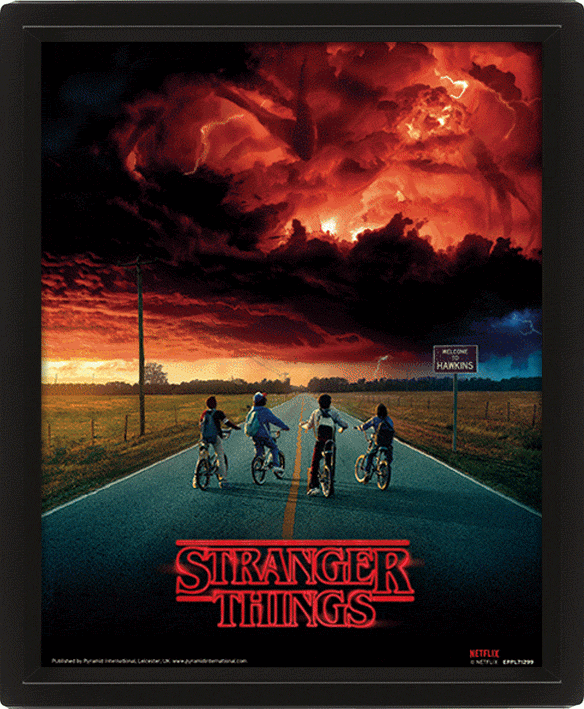 Cuadro 3D Stranger Things Mind Flayer-360