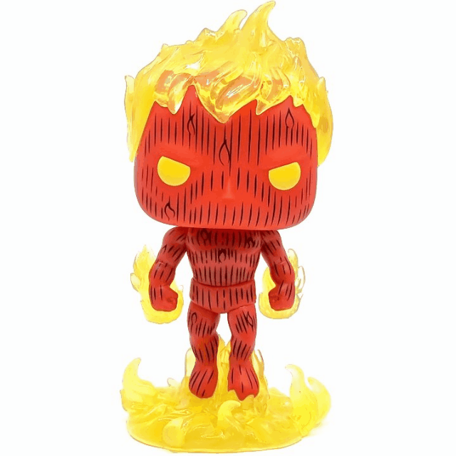 Figura POP Cuatro Fantásticos: Antorcha Humana-360
