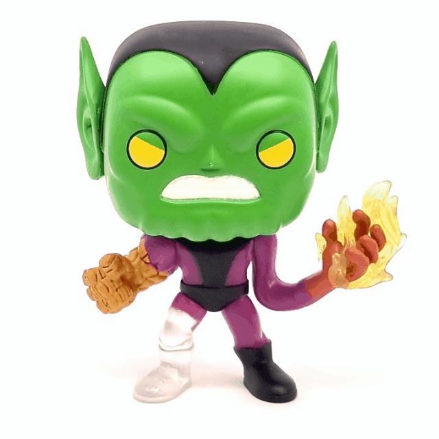 Figura POP Cuatro Fantásticos: Super Skrull-360