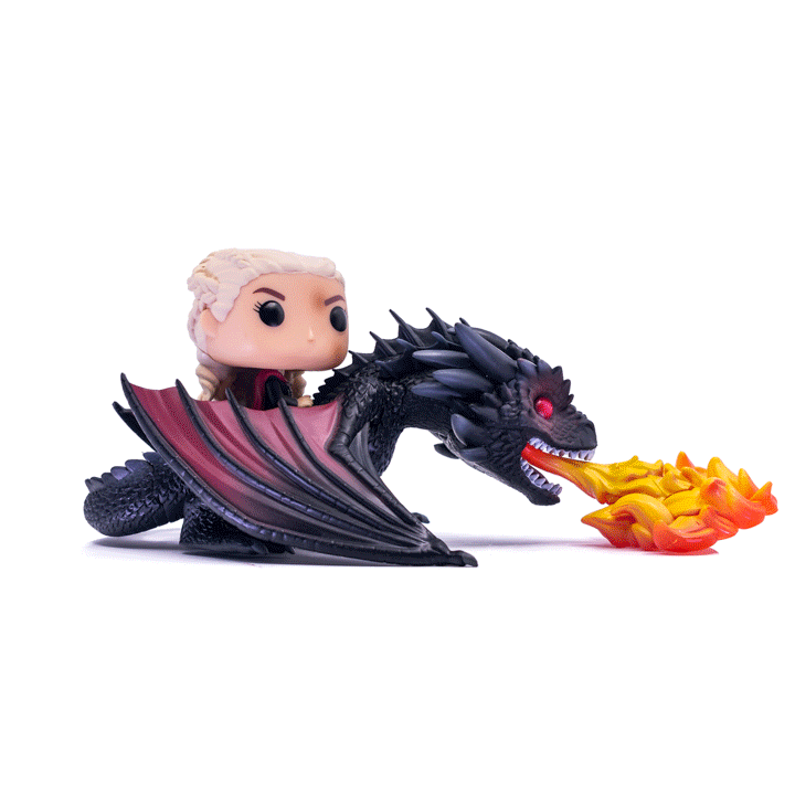 Figura POP Juego de Tronos: Daenerys on Fiery Drogon-360