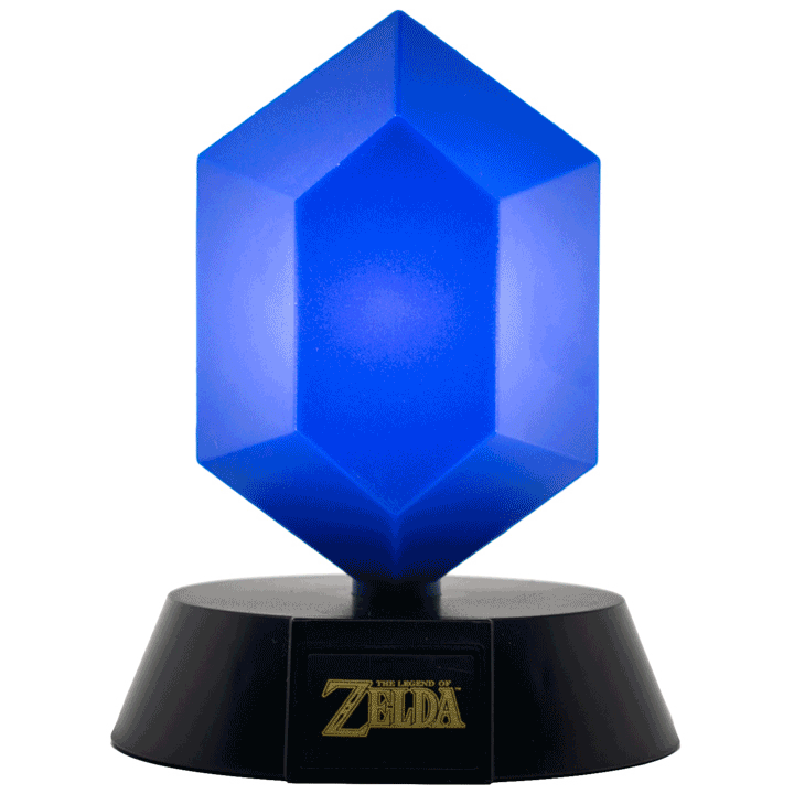 Lámpara 3D The Legend of Zelda: Rupia Azul-360