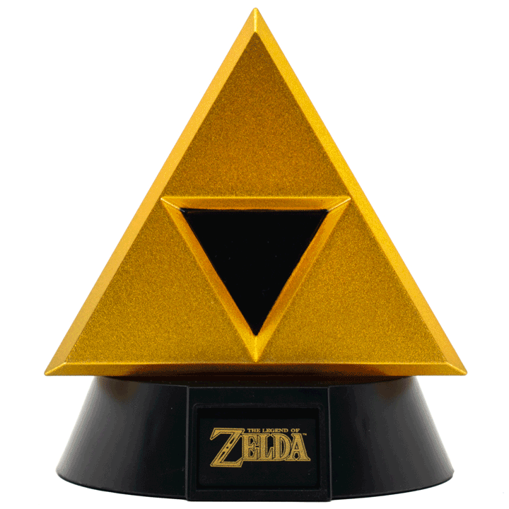 Lámpara 3D The Legend of Zelda: Trifuerza-360